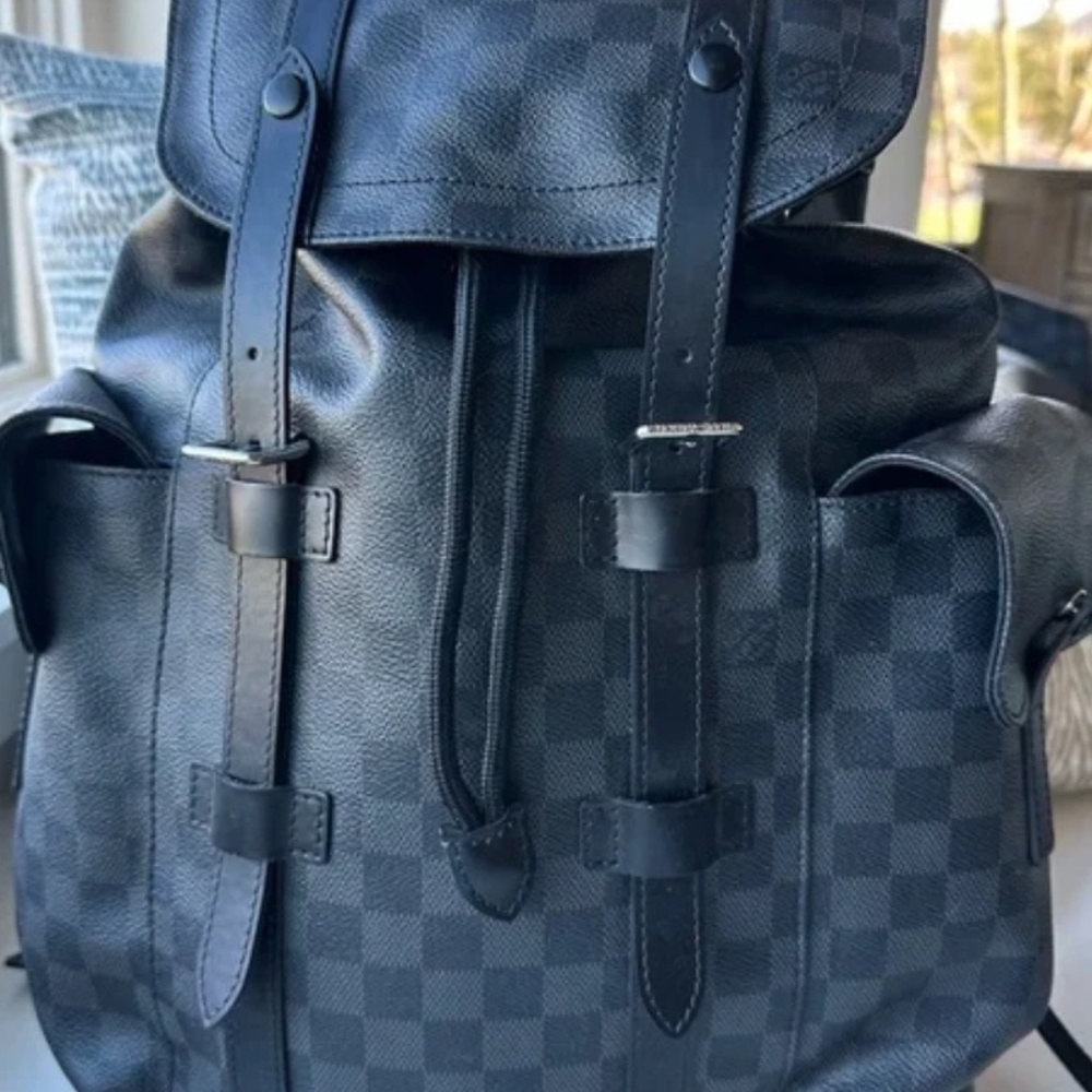 Louis Vuitton damier Canvas Christopher Backpack MM